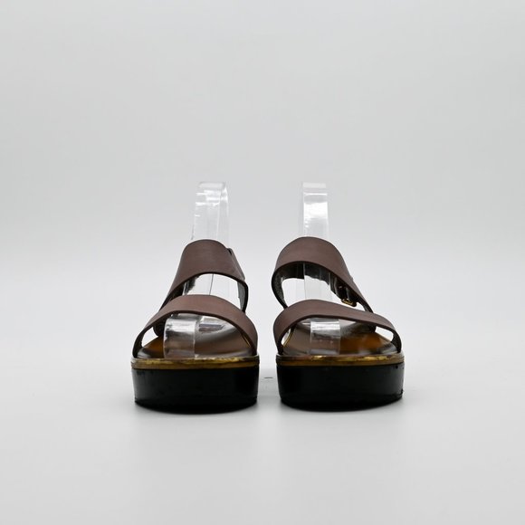 MARNI Twin Strap Slingback Platform Sandal Grey - Picture 3 of 7